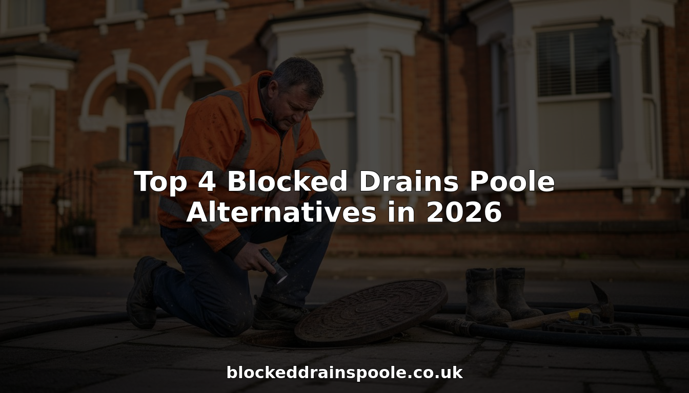 Top 4 Blocked Drains Poole Alternatives in 2026